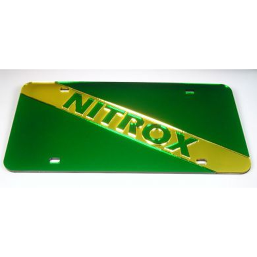 License Plate, Mirrored, Nitrox